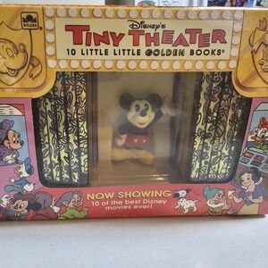 Disney Mickey Mouse 10 Little Golden Books Theater